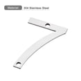 thumbnail image 3 of Uxcell 2 Inch 304 Stainless Steel House Number Polishing for Door Mailbox(Number 7), 3 of 5
