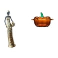 thumbnail image 1 of Figura de escritorio,Figuritas africanas,artesanías,artículos de escritorio coleccionables,Plato de dulces,Plato de dulces de vidrio con tapa Tarro de dulces decorativo,Para el buffet de, 1 of 8