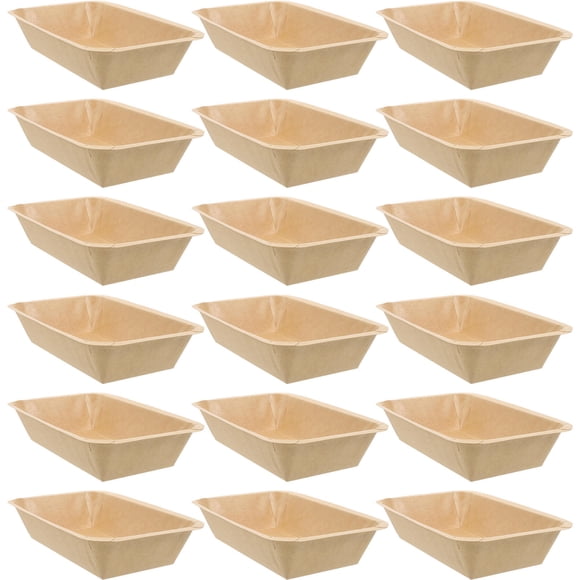 BESTYASH 50Ud Bandejas De Papel Desechables Para Servir Hamburguesas, Hot Dogs Y Papas En