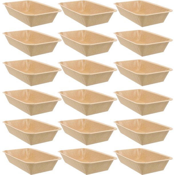 BESTYASH 50Ud Bandejas De Papel Desechables Para Servir Hamburguesas, Hot Dogs Y Papas En
