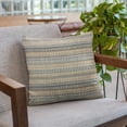 thumbnail image 6 of Plutus Brands Blue Plutus Strings Stripe Luxury Throw Pillow 20 in x 20in, Double Sided 20" x 20", 6 of 8