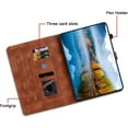 thumbnail image 5 of Premium PU Leather Case with Pen Holder for Samsung Galaxy Tab A11 8.7'' 2025 (SM-X130/X135)/ Tab A9 8.7" 2023 (SM-X110/X115/X117), Magnetic Clasp Stand,Brown, 5 of 11