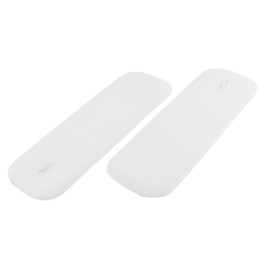 Car Rubber Front Rear Corner Bumper Guard Protector Sticker 2 Pcs