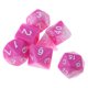 thumbnail image 1 of de dados acrílicos de 7 matrices, colores dobles con números (D4 / D6 / D8 / D10 / D12 / D20) para suministros RPG Yotijar  Juegos de mesa de dados poliédricos, 1 of 5