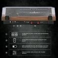 thumbnail image 4 of Angels Horn High-Fidelity Vinyl Record Player, Bluetooth Turntable with Stereo Bookshelf Speakers, 4 of 7