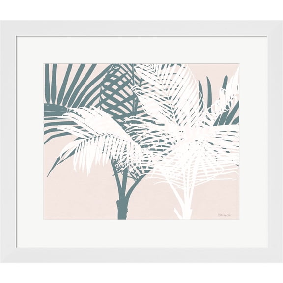 Great Art Now Transitioning Palm Pattern by Stellar Design Studio, Framed Wall Art, 22.75W x 19.5H