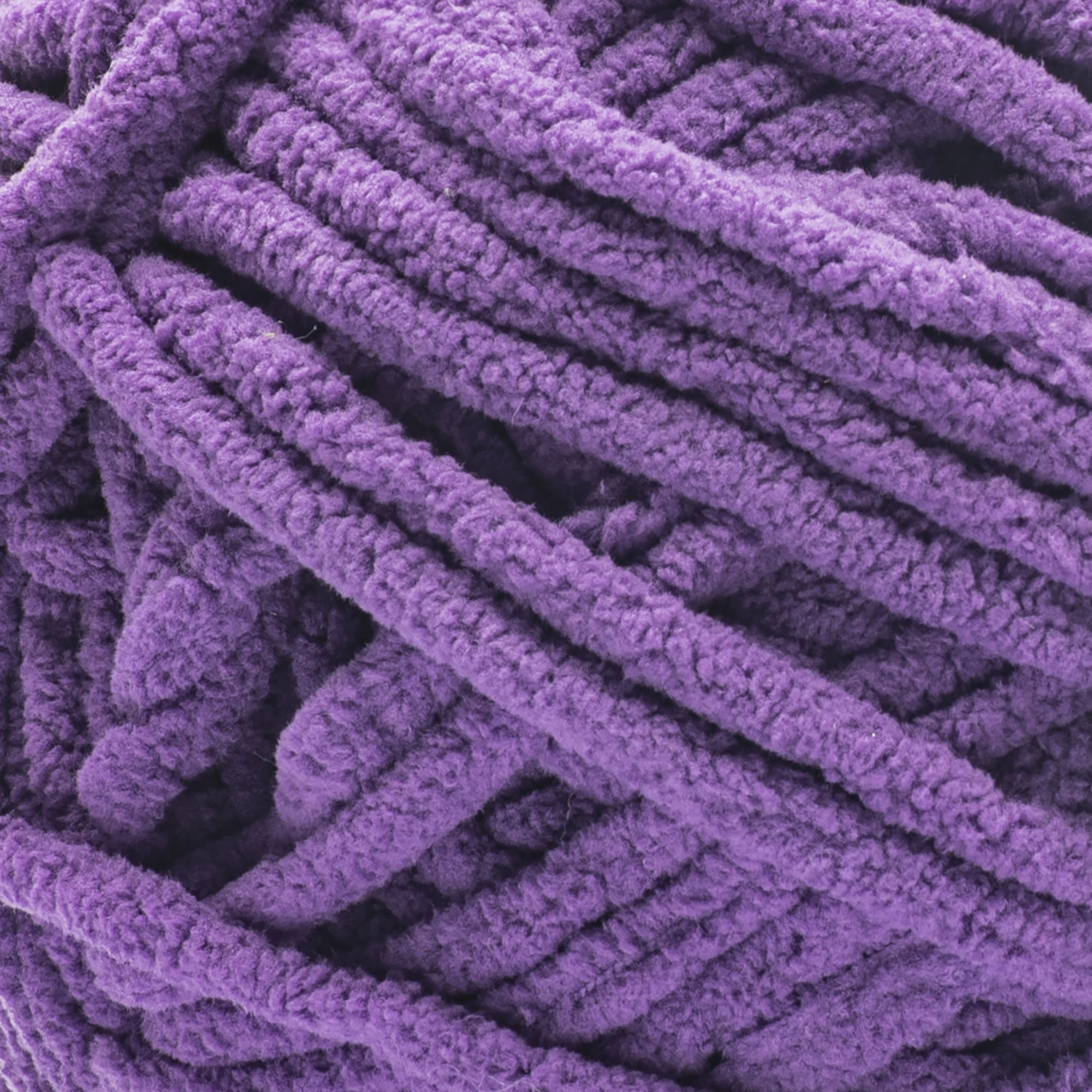 Bernat® Blanket Brights™ #6 Super Bulky Polyester Yarn, Pow Purple 10.5oz/300g, 220 Yards (4 Pack)