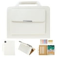 thumbnail image 1 of iPad Pro 11 inch 2020 Handbag Case 2nd Generation, Dteck Smart Multi-Angle Stand Magnetic PU Leather Bag Folio Cover with Handle Document Pocket Hand Strap Pencil [Auto Wake/Sleep], White, 1 of 8