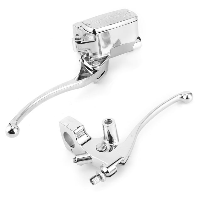 Hydraulic Brake Clutch Master Cylinder Lever Assembly Silver Universal for 1in Handlebar