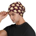 thumbnail image 3 of Easygdp Golden Christmas Balls Knit Beanie, Soft Beanie Hat, Daily Beanie in Fine Knit for Women Men Winter, 3 of 7