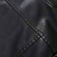 thumbnail image 4 of Efsteb Jackets for Girls Fashion Leather Jacket Motorcycle Leather Coat Zipper Vintage Coat Crop Outerwear (Black,9-10 Years), 4 of 9