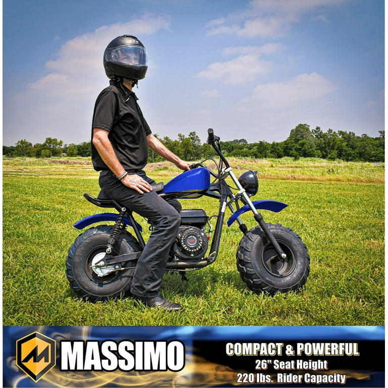 Massimo 196cc 7.5HP 4 Stroke Mini Dirt Bike, Gas Powered, Off Road