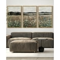 thumbnail image 6 of Drsoum Vintage Meadow Sea of Flower Wall Prints Classic Retro Farmhouse Landscape Wall Art 16x24in3pcs Natural Framed Rustic Decorations for Kitchen Bedroom, 6 of 6