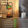 thumbnail image 5 of Candle Warmer Lamp with Timer Dimmer Vibrant Style Stained Glass Candle Lamp Warmer for Jar Candle with 4 Bulbs Gifts for Women House Warming Gifts, 5 of 8