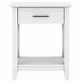 thumbnail image 3 of Bowery Hill Farmhouse Engineered Wood End Table with Storage in White, 3 of 10