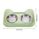 thumbnail image 2 of Comedero para perros y gatos antideslizante de acero inoxidable de doble capa, comedero para mascotas, adecuado para perros, cachorros y gatos, accesorios para mascotas, bandeja de alimentación., 2 of 5