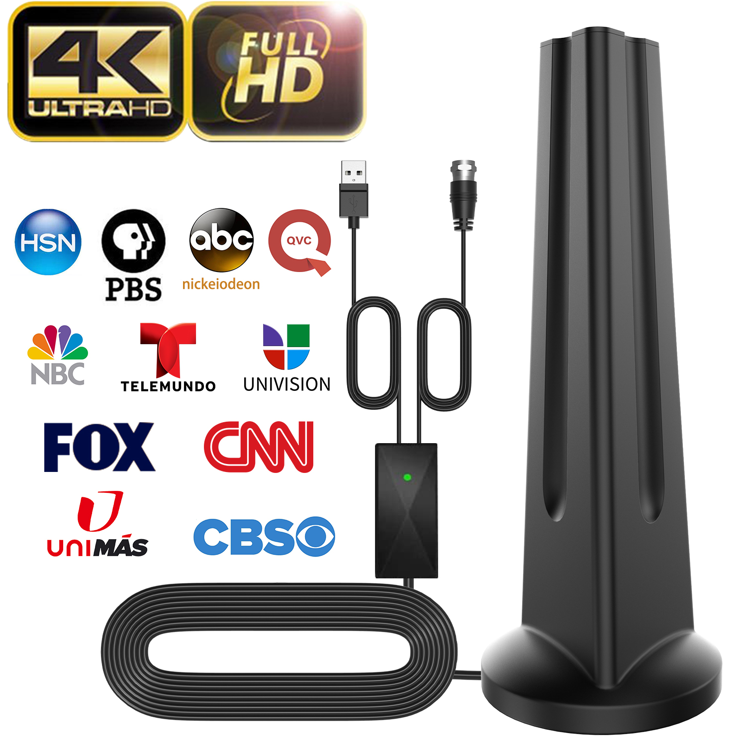 Cshidworld TV Antenna HDTV Antenna Support 4K 1080P New Version up to
