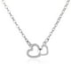 thumbnail image 1 of Collar para mujer, joyería para mujer, collar versátil con temperamento, doble colgante, cadena de clavícula, romántico Tanabata, collar de doble amor para mujer., 1 of 3