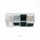 thumbnail image 4 of Organizador de maquillaje Qosmedix de 4 compartimentos con tapa transparente, 4 of 4