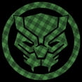 thumbnail image 2 of Boy's Marvel St. Patrick's Day Lucky Black Panther Mask Graphic Tee Black X Large, 2 of 5