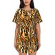thumbnail image 1 of Fotbe Zebra Conjunto de Pijama Estampado para Mujer, 2 Piezas, Ropa de Dormir con Camiseta de Manga Corta y Shorts Suaves-Large, 1 of 6