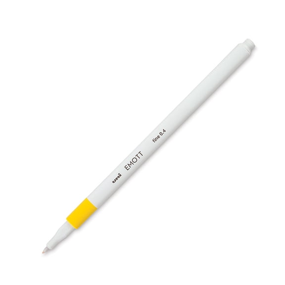 EMOTT Fineliner Pen, .4mm, Yellow