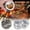 A, variant on 100Fens 6Pcs Kitchen Magnetic Spice Jars Rack Spices Storage Tins Stainless Steel Condiment Pot Seasoning Shakers Containers