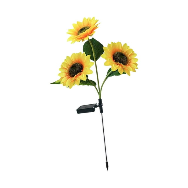 Luces solares DYNWAVEMX girasol LED impermeable 3 cabezas