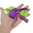 thumbnail image 4 of Unique Bargains 1 Pc Duckbill Clip Halloween Bow Ribbon Hair Clip for Women Purple Green, 4 of 5