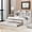 White, variant on EUROCO Twin Size Captain Bed, Daybed with Trundle and Bookcase, Drawers and Shelf Platform, Espresso