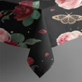 thumbnail image 3 of Pioneer Flower Floral Print Pattern Rectangle Tablecloth 60"x84",Waterproof Polyester Rectangle Table Cloth, Wipeable Spillproof Polyester Tablecloth for Dining, Camping, Indoor and Outdoor, 3 of 5