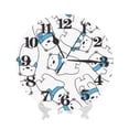 thumbnail image 7 of Kdxio Clock number Print Wall Clock,10 Inch Battery Operated Wall Clocks,Silent Non Ticking Small Analog Clock for Living Room,Office,Home,Bedroom,Kitchen,Bathroom, 7 of 7