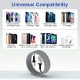 thumbnail image 7 of Compatible for iPhone Charger Cable, 2 Pack Fast USB Charging Cable 10FT, Nylon Braided Heavy Duty High Speed Data Sync Charger Cable Compatible for iPhone, White, 7 of 7
