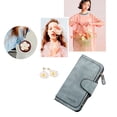 thumbnail image 4 of Wallets for Women PU Leather Long Purse Ladies Credit Card Holder, 4 of 5