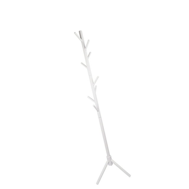 Clothes Tree Coat Rack Tree Clothes Tree Solid Wood Round Corner Simple Fashionable Beautiful Coat Hanger For Living Room White ANGGREK Otros