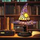 thumbnail image 4 of Lámpara de Resina con Forma de Sombrero de , Estilo Gótico, con Alimentación USB, Ideal para Decorar la Sala de Estar y el Dormitorio A, 4 of 5