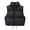 Black XL, variant on Winter Women Vest Coat Thickened Padded Zipper Closure Stand-up Collar Sleeveless Waistcoat Solid Color Winproof Heat Retention Outdoor Down Coat