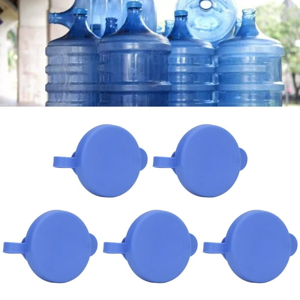 Lot de 3 bouchons réutilisables pour carafe d'eau de 10,9 et 18,9 litres –  Couvercles en silicone remplaçables de 55 mm avec poignée de transport pour  bouteille : : Maison