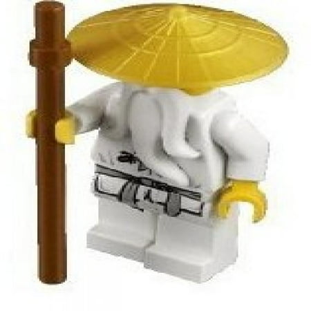 lego ninjago sensei wu minifigure with gold hat walmart com