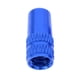 thumbnail image 4 of 10 tapacubos para llantas de bicicleta de carretera con válvula Presta (para neumáticos franceses). Azul, 4 of 6