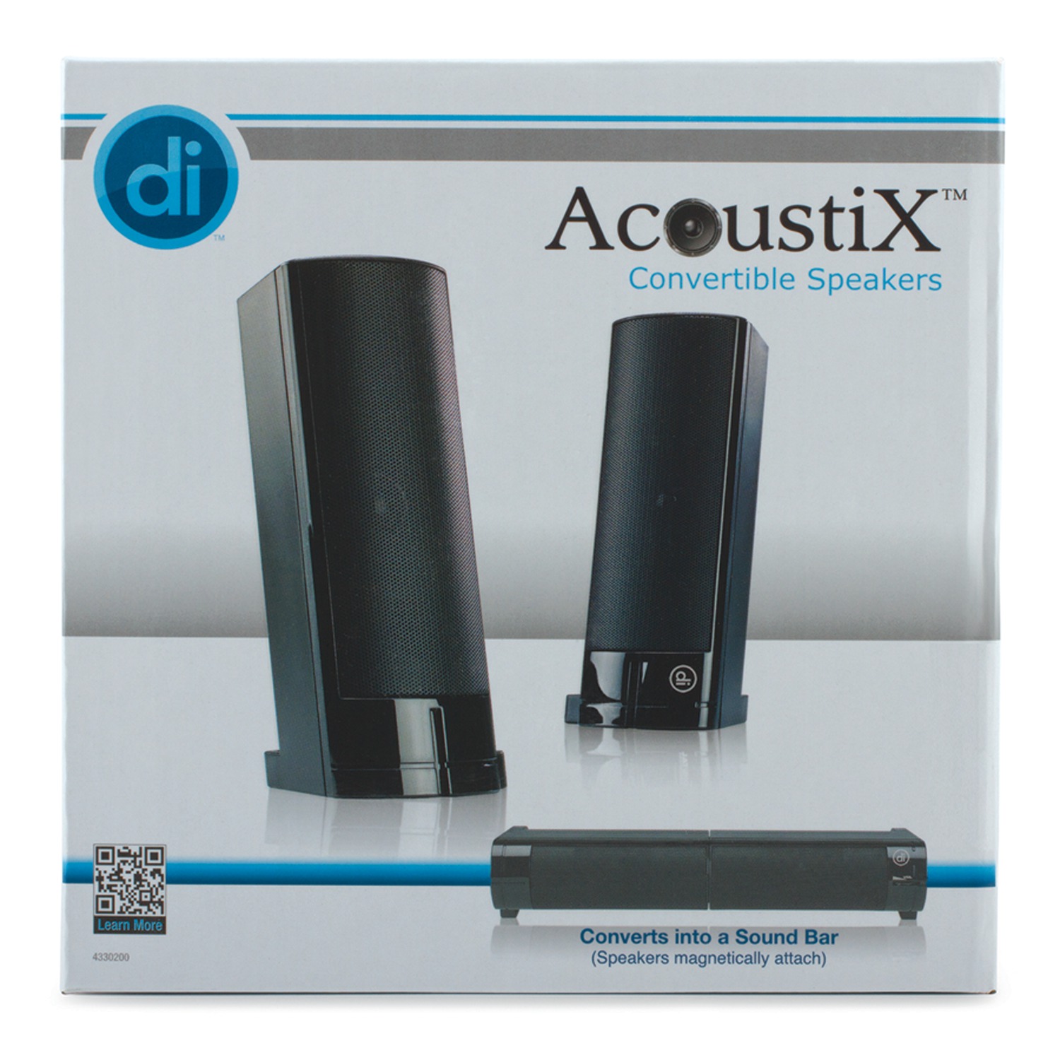 Digital Innovations 4330200 AcoustiX Speaker System 2.0 USB Desktop/Soundbar - image 5 of 5