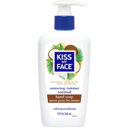 Kiss My Face Moisturizing Coconut Hand Soap, Botanical Blends, 9oz, 2-Pack