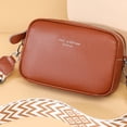 thumbnail image 5 of 2025 Small Square Bag Soft Extra Large Shoulder Bag Crossbody Leather Bag Spring Lunch Bag with Shoulder Strap Model Female Shoulder Bag, 5 of 5