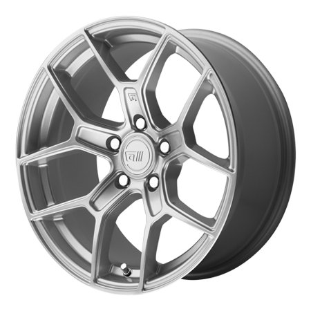 Silver Motegi Racing - Motegi Racing MR133 Wheel Rim Hyper Silver 18x9.5 5x120 35mm Offset