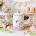 thumbnail image 6 of Ceramic Storage Tank - Creative Chicken Shaped Cookie Jar for Food Snack and Jewelry Storage | Adorable Decorative Container for Kitchen Counter and Easter D Cor, 6 of 7