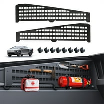2-Pack Molle Side Panels Compatible with 2024 2025 Tesla Cybertruck, CNC-Cut 6061 Material Trunk Bed Sides Accessories Storage Organizer Rack Gear Mount Tool Holder