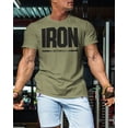 thumbnail image 3 of Gymish Iron Workout T-Shirt for Men, Funny Gym Shirts, Lifting T-Shirt, Deadlift Tee, Men's Gym Shirt, Workout Tops, Powerlifting & Bodybuilding Tee, 3 of 6