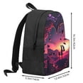 thumbnail image 3 of XMXY Romance Couple Heart Backpack Laptop Bag for Women, School Bookbag Lightweight Backpack for Travel Casual Work Backpack Black, 3 of 8