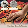 thumbnail image 6 of ODIKA Border Gamer Glowing Motif Cracked Field Alfombra Gamepad Pixel Playful Non-Slip Chair-Friendly for Dining Room, Large Office, Lounge, 6 of 7