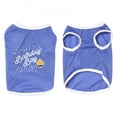 thumbnail image 1 of CUTELOVE Breathable Pet Dog Birthday Dress up Vest Summer Cotton Shirt Clothes for Chihuahua Pug Pet Puppy Dog Party Costume Pet Outfits, 1 of 6